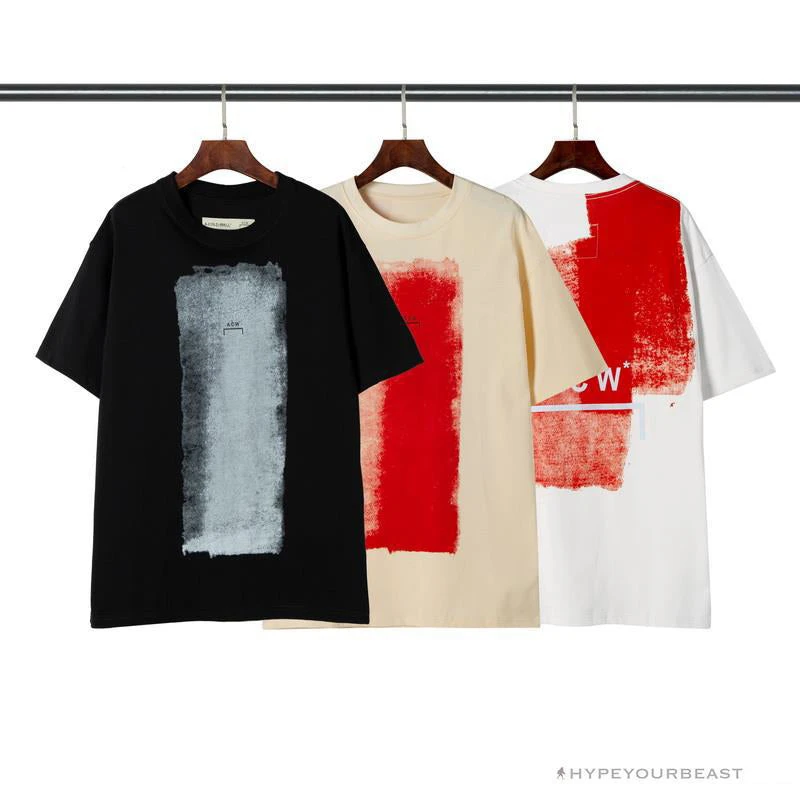 OFF-WHITE ACW Digital Print Tee Shirt 'BEIGE' 3 OFF-WHITE ACW Digital Print Tee Shirt 'BEIGE' - Image 3