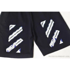 OFF-WHITE Cabin Baggage Shorts 'BLACK' 10 OFF-WHITE Cabin Baggage Shorts 'BLACK' -Fusion Wear Shop 3 1194e1ef 40ea 4ab8 8ce5 45ef8d9000b2