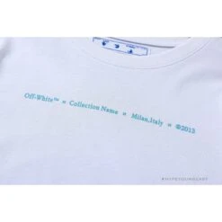 OFF-WHITE Light Blue Marker Draw Pattern Tee Shirt 'WHITE' -Fusion Wear Shop 3 1dae5aa7 ce78 4616 8ce0 30526b8c1bbccopy