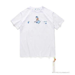 OFF-WHITE Summer Donald Duck Print Tee Shirt 'WHITE'