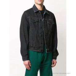 OFF-WHITE Autumn And Winter New ️Back Blue Arrow Wash Denim Jacket -Fusion Wear Shop 3 4cdc2a82 a371 4518 a86e f8a8b00c3206