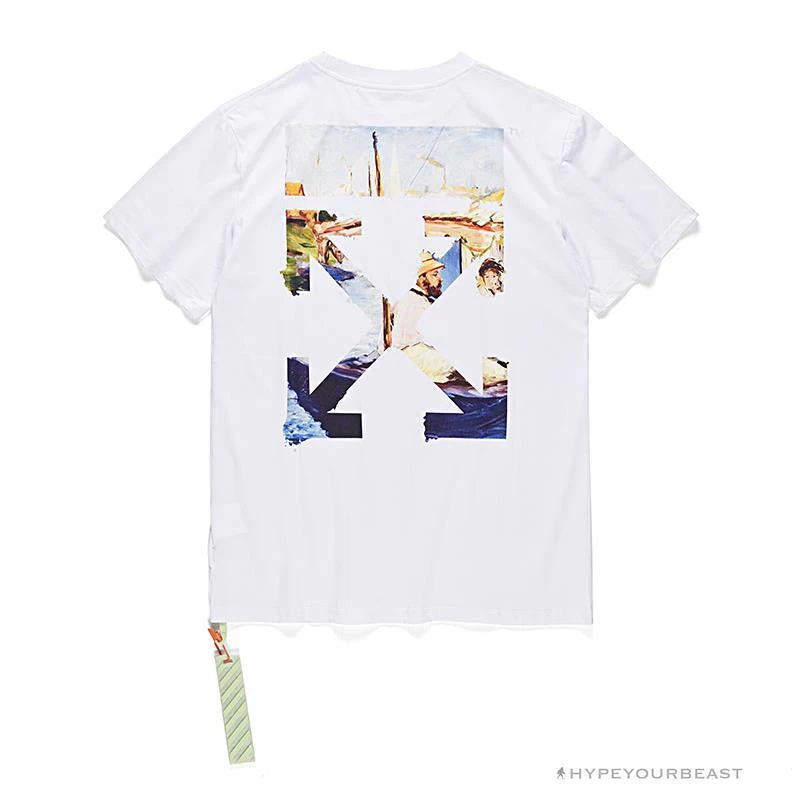 OFF-WHITE Monet Tee Shirt 'WHITE' 2 OFF-WHITE Monet Tee Shirt 'WHITE' - Image 2