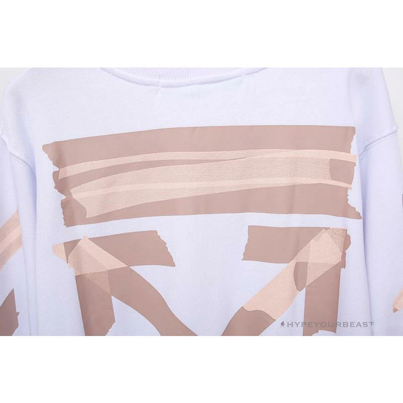 OFF-WHITE Rubber Strip Arrow Long Sleeve Shirt 'WHITE' 3 OFF-WHITE Rubber Strip Arrow Long Sleeve Shirt 'WHITE' - Image 3