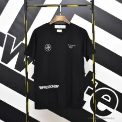 OFF-WHITE 99 Pink Arrow Tee Shirt 'BLACK'