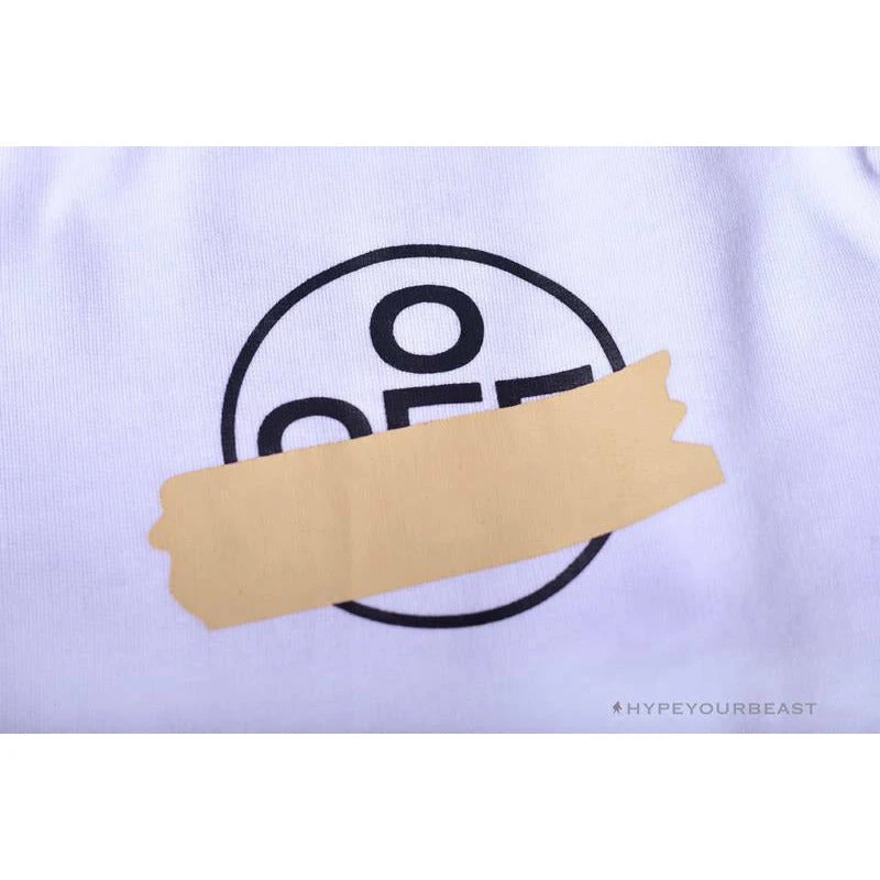 OFF-WHITE Explosive Strip Basic Arrow Shorts 'WHITE' 7 OFF-WHITE Explosive Strip Basic Arrow Shorts 'WHITE' - Image 7