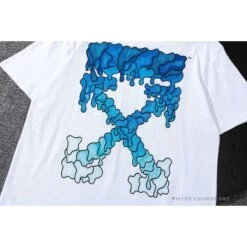 OFF-WHITE Sea Blue Cross Arrow Tee Shirt 'WHITE' -Fusion Wear Shop 3 cd8b9520 5875 4637 aa25 ea6d50e6d064copy