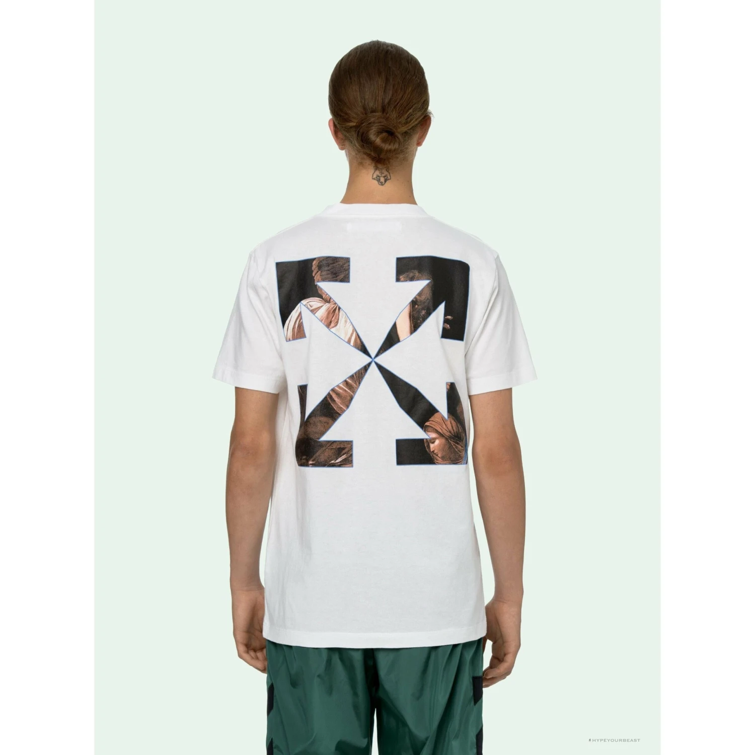 OFF-WHITE New Limited Religious Tee Shirt 'WHITE' 3 OFF-WHITE New Limited Religious Tee Shirt 'WHITE' - Image 3