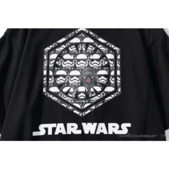 BAPE X Star Wars Collaboration Black Warrior Tee Shirt 'BLACK' -Fusion Wear Shop 3a2327a1