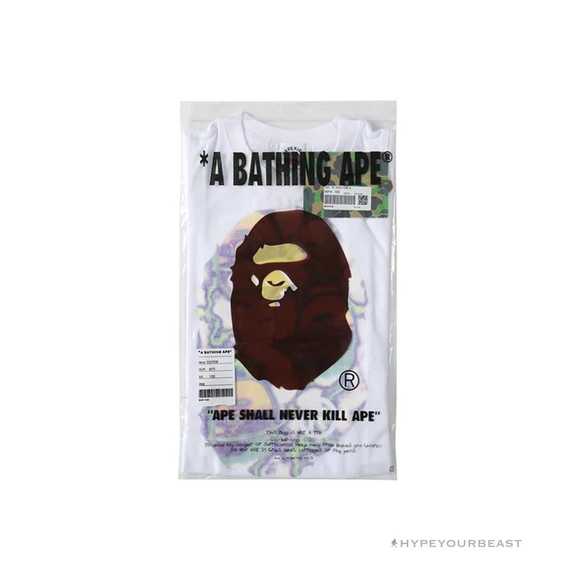 BAPE Great Ape Head Symphony Lightning Tee Shirt 'WHITE' 4 BAPE Great Ape Head Symphony Lightning Tee Shirt 'WHITE' - Image 4
