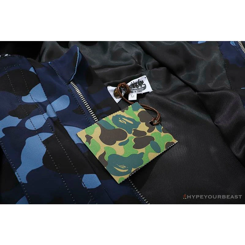BAPE X PSG Paris Saint-Germain Camouflage Blue-Red Hoodie 6 BAPE X PSG Paris Saint-Germain Camouflage Blue-Red Hoodie - Image 6