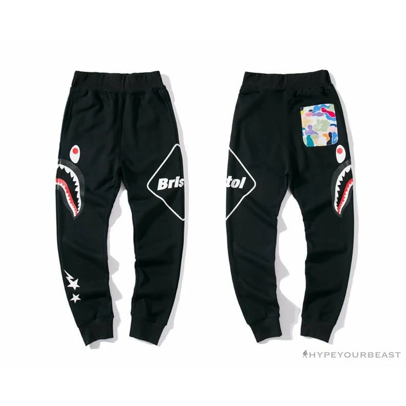 BAPE X FCRB Joint Color Pocket Shark Pants 12 BAPE X FCRB Joint Color Pocket Shark Pants - Image 12