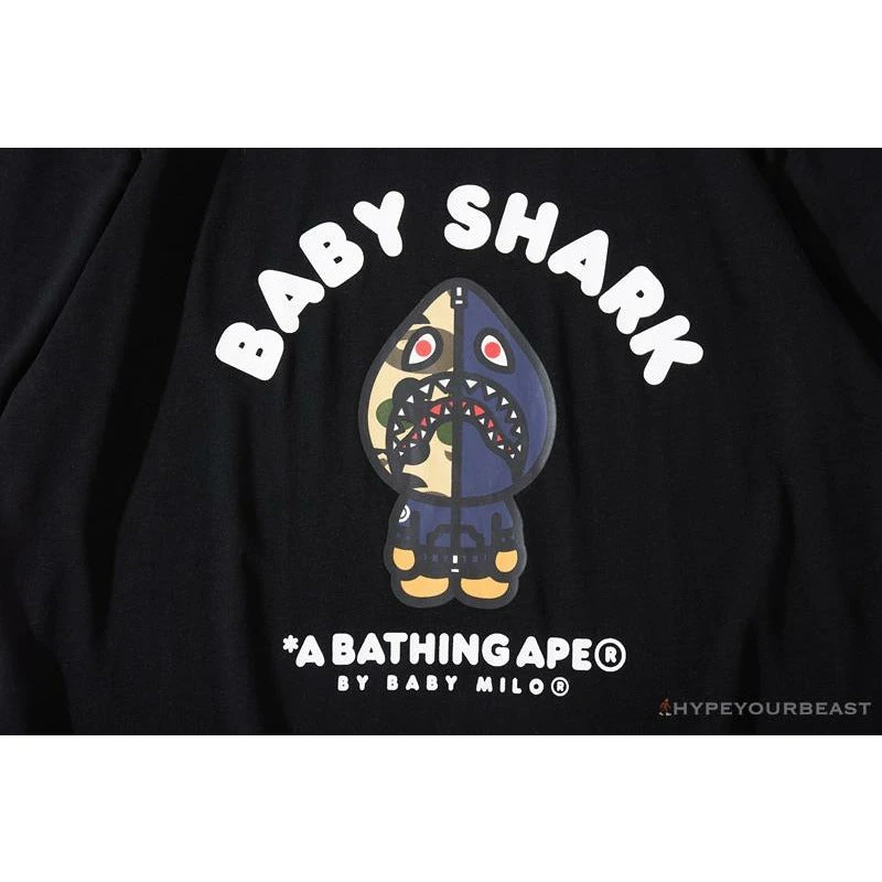 BAPE Baby Shark Blue Shark Tee Shirt 'BLACK' 6 BAPE Baby Shark Blue Shark Tee Shirt 'BLACK' - Image 6