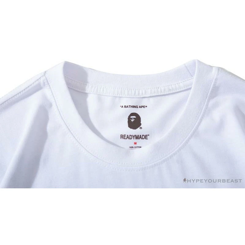 BAPE Readymade Small Bee Camouflage Letter Tee Shirt 'BLUE' 3 BAPE Readymade Small Bee Camouflage Letter Tee Shirt 'BLUE' - Image 3