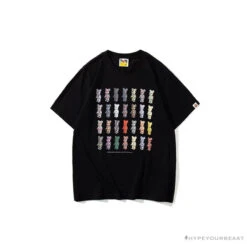 BAPE Violent Bear Collaboration 28th Anniversary Camouflage Tee Shirt 'BLACK'