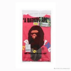 BAPE Little Ape Head Colorful Classic Tee Shirt 'PINK' -Fusion Wear Shop 418f1ebc