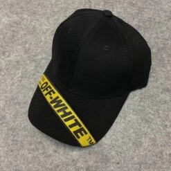 Off White Hat Black Yellow