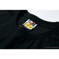 BAPE Luminous Spots Camouflage Great Ape Man Black Head Cotton Short Sleeve Tee Shirt 'BLACK' 15 BAPE Luminous Spots Camouflage Great Ape Man Black Head Cotton Short Sleeve Tee Shirt 'BLACK' -Fusion Wear Shop 45264f9c