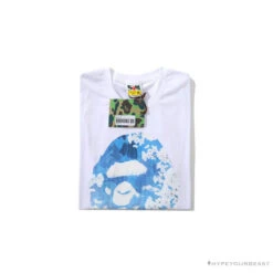 BAPE Japan Limited Edition Mt. Fuji Sakura Tee Shirt 'WHITE' -Fusion Wear Shop 462007cd