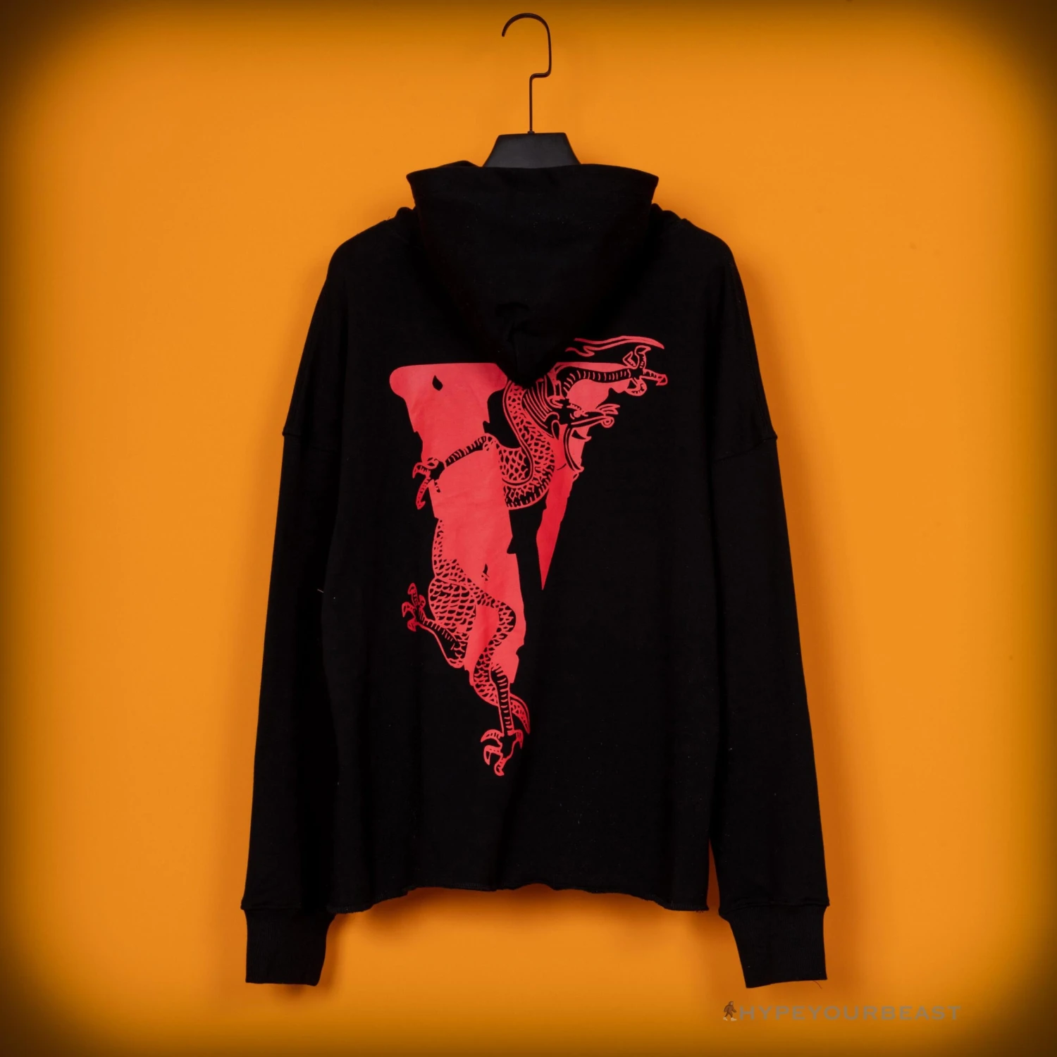 Vlone Black Red Serpent Hoodie 3 Vlone Black Red Serpent Hoodie - Image 3