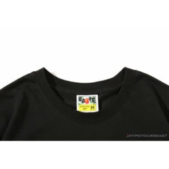 BAPE Baby Milo Ring Colorful Kaleidoscope Tee Shirt 'BLACK' -Fusion Wear Shop 48cffdc5