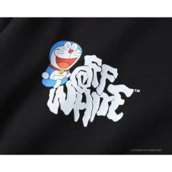 OFF-WHITE Graffiti Letter Doraemon Tee Shirt ' BLACK' -Fusion Wear Shop 4 92947e63 a096 433e ae9d e6f20d6930dacopy