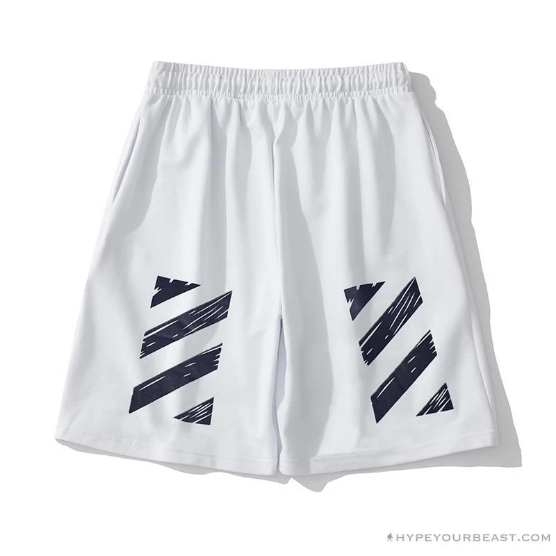 OFF-WHITE Classic Seeing Things Shorts 'WHITE' 2 OFF-WHITE Classic Seeing Things Shorts 'WHITE' - Image 2