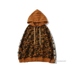 Bape Hoodie Desert Camo