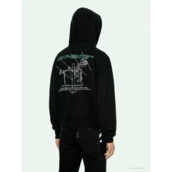 OFF-WHITE Hand-Painted Utility Pole Worker Hoodie 'BLACK' -Fusion Wear Shop 4 ceaf280a 4705 4aed 9d01 466d0793e737copy