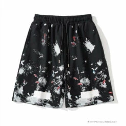 OFF-WHITE Hot Starry Sky Fireworks Shorts 'BLACK'
