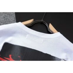 OFF-WHITE Acrylic Hand-Painted Graffiti Pattern Tee Shirt 'WHITE' -Fusion Wear Shop 4 fdbdc62d 3be5 48ee 99ce 82e996e8104f