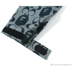 BAPE X COACH Co-Branded Grey-Blue Hoodie -Fusion Wear Shop 4a51ef93