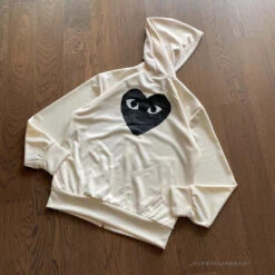 CDG Hoodie Cream