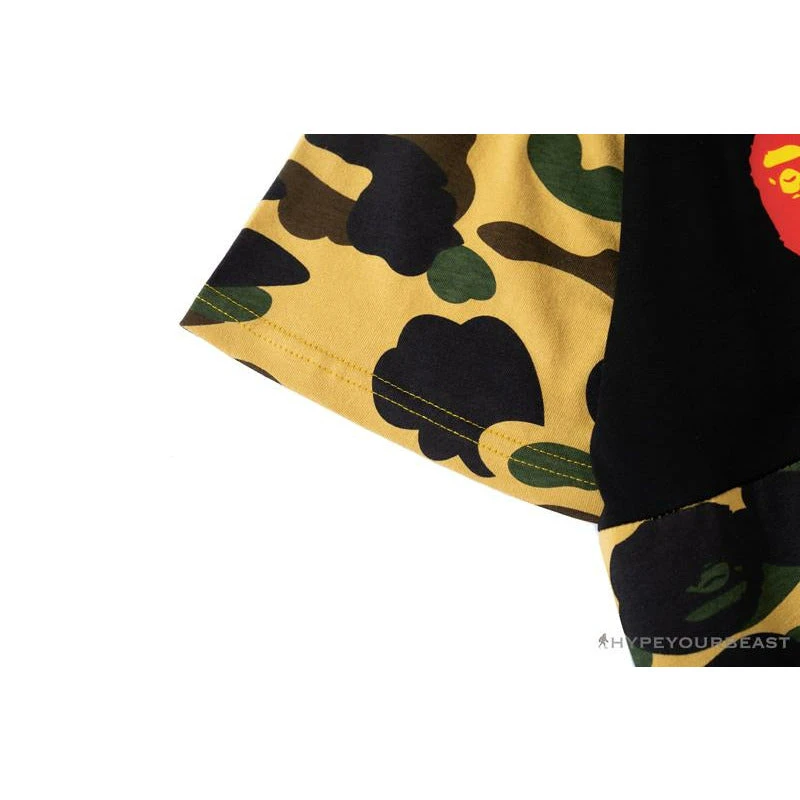 BAPE KIDS Color Ape Head Camouflage Tee Shirt 'YELLOW' 5 BAPE KIDS Color Ape Head Camouflage Tee Shirt 'YELLOW' - Image 5