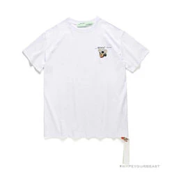 OFF-WHITE Disney Spring X Summer Mickey With Pluto Tee Shirt 'WHITE'