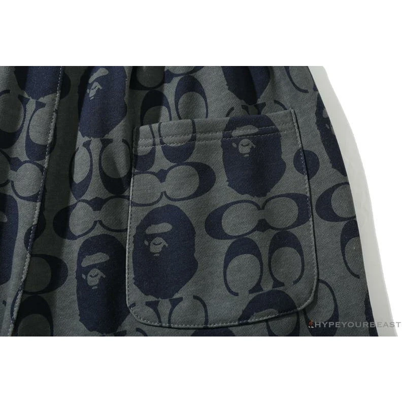 BAPE X COACH Co-Branded Dark-Blue Shorts 8 BAPE X COACH Co-Branded Dark-Blue Shorts - Image 8