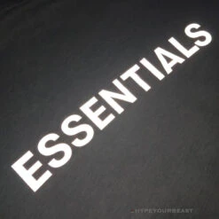 FOG Hoodie Reflective ‘ESSENTIALS’ Black -Fusion Wear Shop 4d578ce2