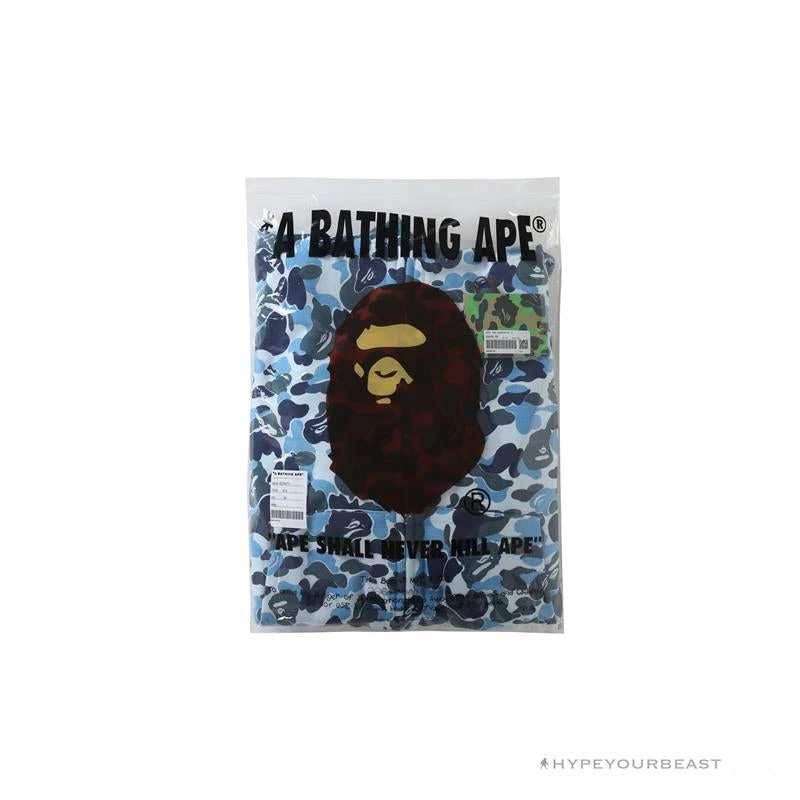 Bape Camo Hoodie Shark Head BLUE 14 Bape Camo Hoodie Shark Head BLUE - Image 14