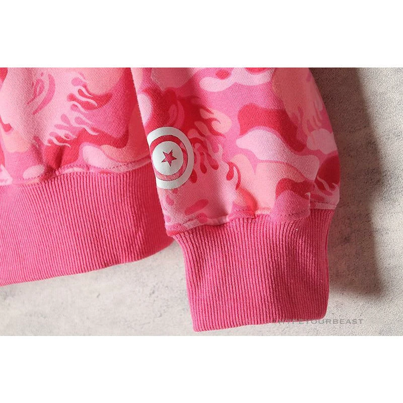Bape Hoodie Pink 12 Bape Hoodie Pink - Image 12