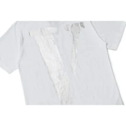 Vlone White And Silver Tee Shirt -Fusion Wear Shop 4fc51a8b