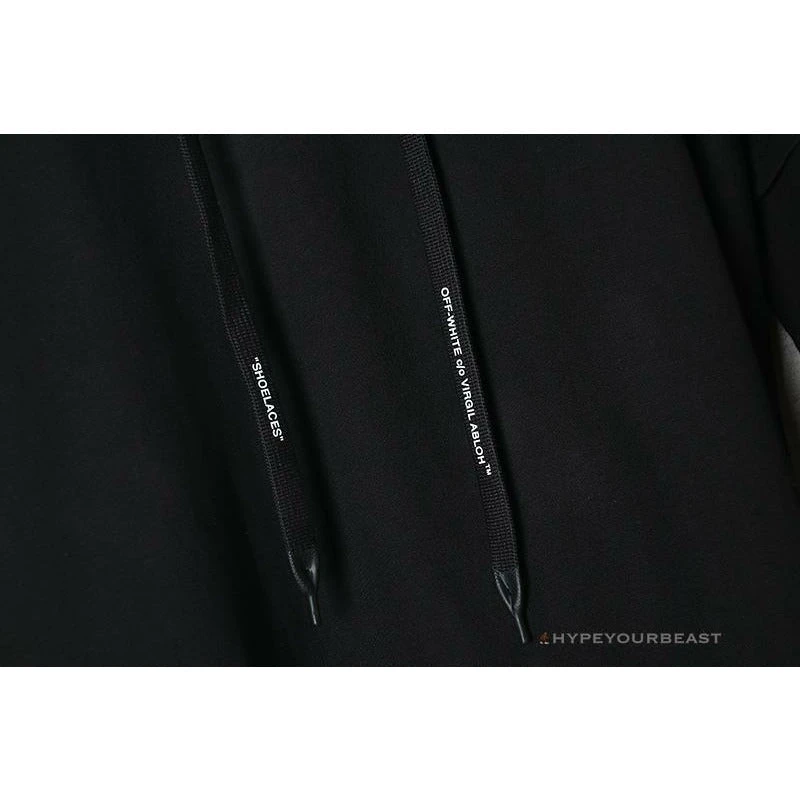 Off White Hoodie Black Blue 13 Off White Hoodie Black Blue - Image 13