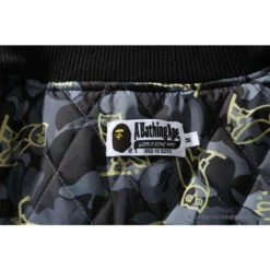 BAPE OVO Patchwork Baseball Owl Jacket -Fusion Wear Shop 50a90191 0d2afd35 3d58 4cea be0f 8e17a7c35e8d