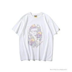 BAPE Great Ape Head Symphony Lightning Tee Shirt 'WHITE'