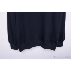 BAPE Behind The Great Ape-Man Head Long Sleeve Shirt 'DARK BLUE' -Fusion Wear Shop 5173be11