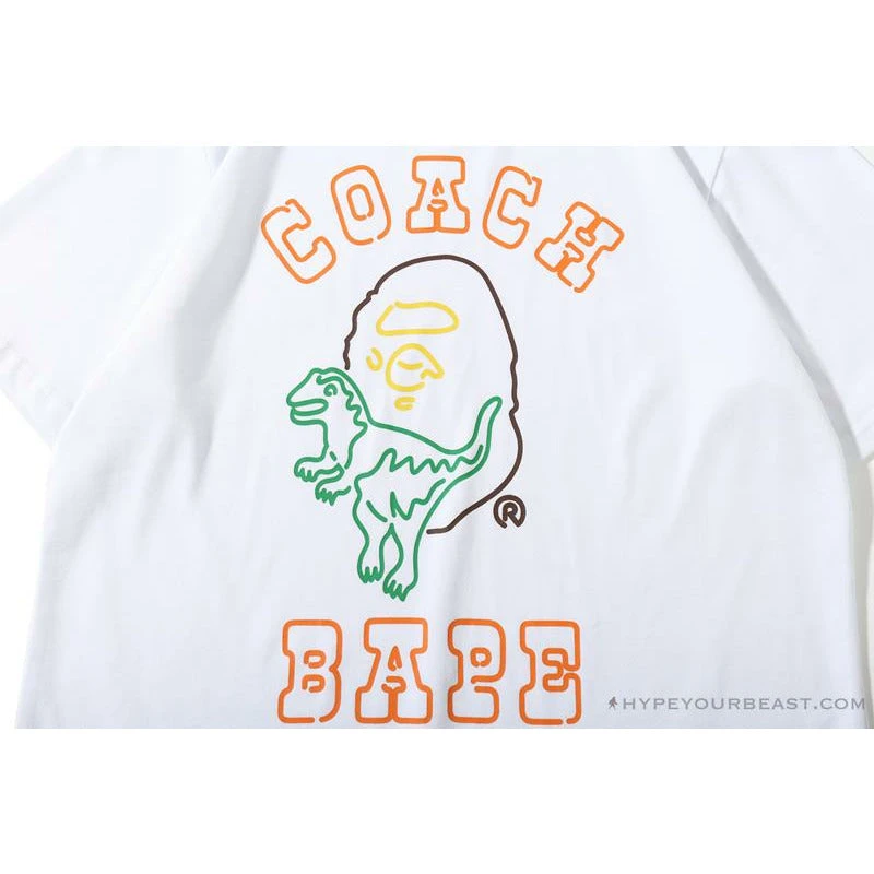 BAPE Little Dinosaur Cartoon Line Tee Shirt 4 BAPE Little Dinosaur Cartoon Line Tee Shirt - Image 4