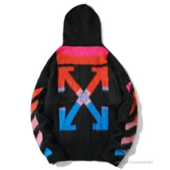 Off White Hoodie Blue Pink -Fusion Wear Shop 52f24953
