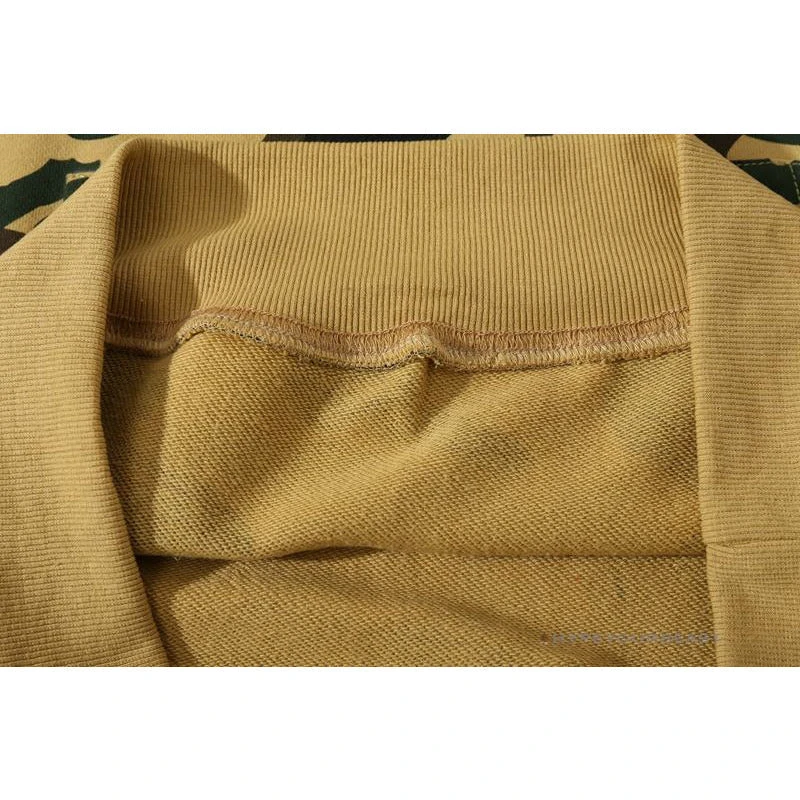 BAPE Camouflage Kangaroo Hooded Hoodie Yellow 9 BAPE Camouflage Kangaroo Hooded Hoodie Yellow - Image 9