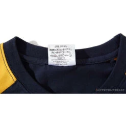 BAPE Japanese Ninja Ape Man Raglan Sleeve Color Block Tee Shirt 'YELLOW' 22 BAPE Japanese Ninja Ape Man Raglan Sleeve Color Block Tee Shirt 'YELLOW' -Fusion Wear Shop 55030cda