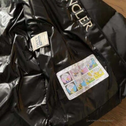 Moncler Puffer Jacket Black Hooded -Fusion Wear Shop 56a9a6b3
