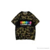 BAPE KIDS Color Ape Head Camouflage Tee Shirt 'GREEN'