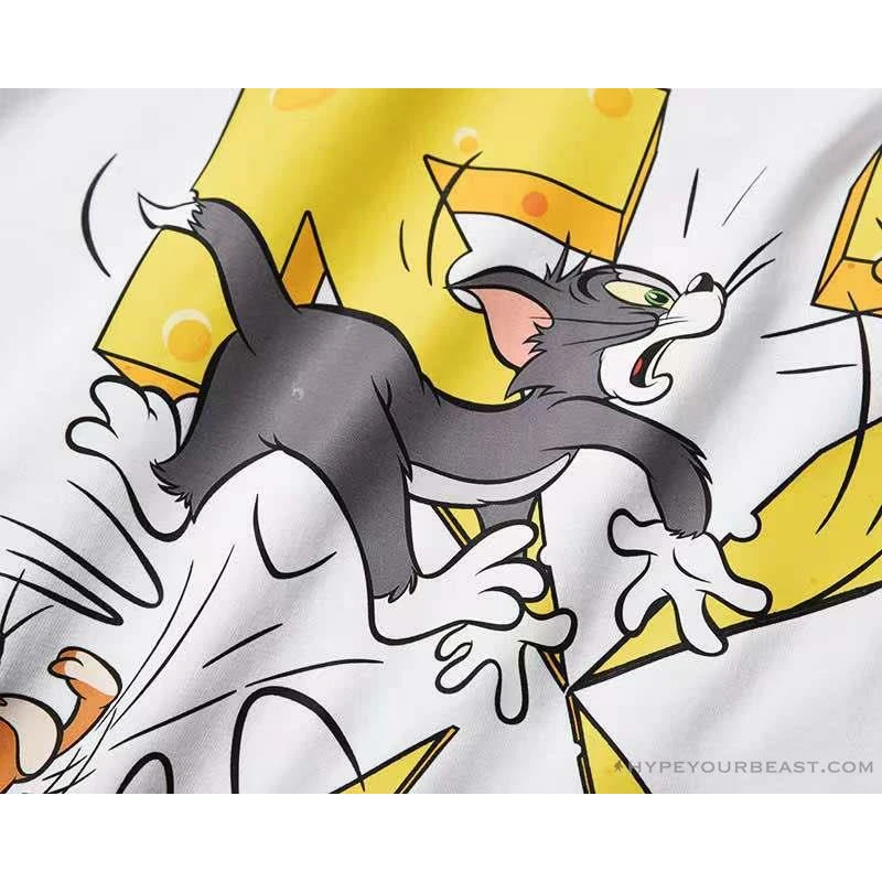 OFF-WHITE Cat And Mouse Tee Shirt 'WHITE' 9 OFF-WHITE Cat And Mouse Tee Shirt 'WHITE' - Image 9